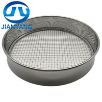 Tamis d'essai standard de sol rond en acier inoxydable 304 graines de grain tamis d'essai de laboratoire géologique tamis d'essai de sable standard