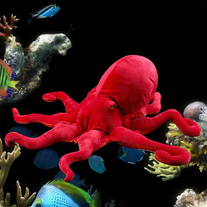 Bestseller CPC: Peluche Gigante di <span class=keywords><strong>Polpo</strong></span> Morbido e Realistico, 45cm 85cm 120cm, Rosso e <span class=keywords><strong>Blu</strong></span>, Cuscino Giocattolo Animale Marino in Cotone PP - Product Image 2