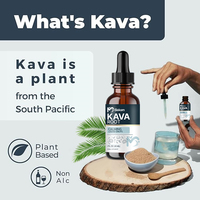 Extrait liquide concentré de racine de Kava de haute qualité, marque privée OEM, gouttes pour favoriser la relaxation