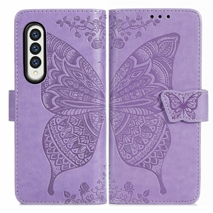 Pour Samsung <span class=keywords><strong>Galaxy</strong></span> <span class=keywords><strong>Z</strong></span> <span class=keywords><strong>Fold</strong></span> 4 Big Butterfly Wallet Case, pour <span class=keywords><strong>Galaxy</strong></span> <span class=keywords><strong>Z</strong></span> <span class=keywords><strong>Fold</strong></span> 5/<span class=keywords><strong>Fold</strong></span> 6 Credit Card Case Pouch Bag - Product Image 1