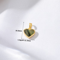 Witte Mica hanger DIY hartvormige klavertje vier rechthoekige hanger ketting oorbel armband
