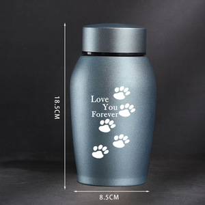 Personalized Engraving Teardrop Premium Sealed Stainless Steel Dog Memorial Caskets Pet <b>Urns</b> Wholesale - Product Image 5