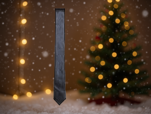 Cinta Gris Oscuro Brillante de 5 cm de Largo para Decoración Navideña - Product Image 2