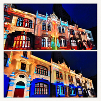 XGUA Pantalla grande Mapping Show 3D Holográfico Proyector de 30000 lúmenes para proyección Construcción Pared Punto al aire libre