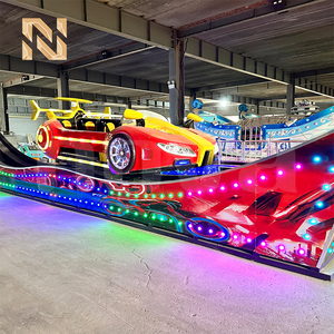 Manège Voiture Volante <span class=keywords><strong>8</strong></span> places 6KW style course avec éclairage <span class=keywords><strong>LED</strong></span>, Attraction pour Parc d'attractions, Parc à thème, Fête foraine, Foire à l'attraction, à vendre - Product Image 5