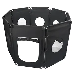 CanboPet Pet 8 Paneles Valla Acero Plegable Mascota Ejercicio Pluma Perro Corralito - Product Image 1