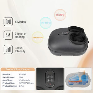 Nuevo Masajeador de Pies con Presión de Aire Plantar Eléctrico con Calor, Amasamiento Shiatsu para Alivio del Dolor y Relajación, Uso en el Hogar y la Oficina - Product Image 6