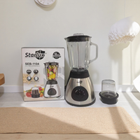 Mixeur Électrique Portable Starlux 110V 1.5L en Acier Inoxydable à Grande Vitesse, Personnalisation Usine