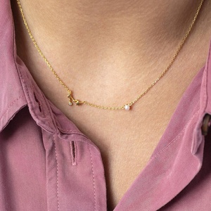 JCA plaqué or 12 Constellations zodiaque <span class=keywords><strong>astrologie</strong></span> Horoscope étoile collier pour femmes filles - Product Image 3