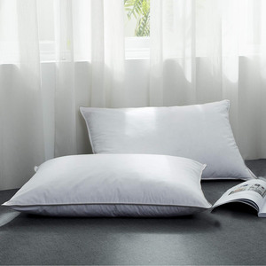 Coussin de lit en duvet et plumes, doux et moelleux, avec enveloppe en coton, pour salon et maison, forme et couleur personnalisables, vente en gros directe d'usine - Product Image 1