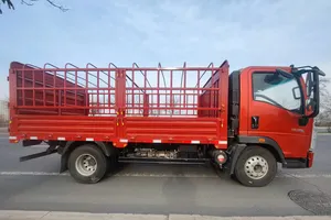 Used Howo 4.2m 160HP Chassis Van Fence Cargo Transport Truck For Sale Deposit Shipment