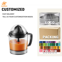 SHANGKAI 1.2L Elektrische Centrifugaal Blender 40W RVS Multifunctionele Sapmixer voor Thuis, Keuken en Kantoor
