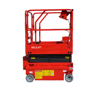 รถยกแบบกรรไกรขับเคลื่อนด้วยตัวเองราคาประหยัด |   สูง 6 เมตร รับน้ำหนักได้ 100 กิโลกรัม |   ใช้งานง่ายด้วยระบบไฟฟ้า |   ขาเหล็กพับได้คาร์บอนสูง | - Product Image 2