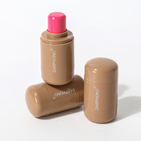 Stick de blush crème OEM Twist, à pigments minéraux haute concentration, effet changeant de couleur, fini naturel, conditionnement élégant, petites commandes, rose personnalisé
