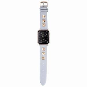 Nouveau Design Luxe Rivet Style <span class=keywords><strong>Bracelet</strong></span> de Montre pour <span class=keywords><strong>Apple</strong></span> <span class=keywords><strong>Watch</strong></span> Band Série 4 3 2 1 <span class=keywords><strong>Bracelet</strong></span> Hommes/Femmes <span class=keywords><strong>Bracelet</strong></span> en <span class=keywords><strong>Cuir</strong></span> 40/44/38/42mm - Product Image 5