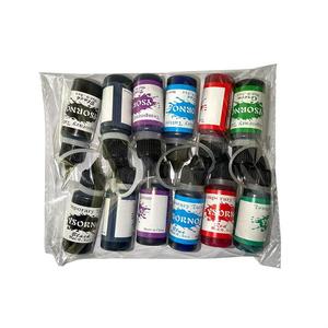Gel de pigment pour tatouage temporaire 0,5 oz 9 couleurs Encre Jagua Henna Peinture corporelle pour l'art du tatouage coloré - Product Image 5