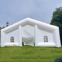 Tente de mariage gonflable blanche géante de 25m Jouets de chapiteau d'événement gonflable bon marché