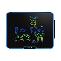 Tablet LCD Tulis Gambar 13/16/20 Inci, Papan Memo untuk Anak, Papan Tulis Digital