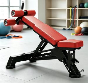 Banco de Pesas Profesional para Entrenamiento de Fuerza, Ajustable, con Soporte para Piernas, Multiposiciones - Product Image 4