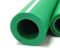 Accessoires verts durables à surface lisse pour l'alimentation en eau, raccords industriels, tuyau PPR en plastique pour plomberie 1,0 pouce ID