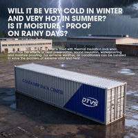 Conteneur de centre de données modulaire préfabriqué 20FT 40FT Solution informatique tout-en-un personnalisée UPS Refroidissement de précision Stock Galvanisé