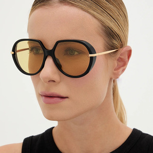 แว่นกันแดดทรงนักบินขนาดใหญ่ รุ่นใหม่ปี <span class=keywords><strong>2026</strong></span> ดีไซน์วินเทจ สีสันโดดเด่น กรอบหนา ทรงรี แฟชั่นทันสมัย เหมาะสำหรับขับรถ ทั้งผู้หญิงและผู้ชาย - Product Image 2