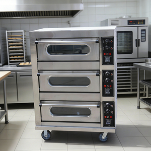 Forno da banco autoportante in acciaio inox a 2 strati per pane, torte e <span class=keywords><strong>pizza</strong></span>, ideale per il commercio transfrontaliero - Prodotto di punta - Product Image 2