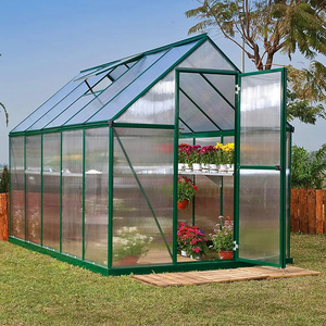 Grand kit de serre personnalisé en polycarbonate ou en verre avec structure en aluminium pour jardin, villa, cour - Product Image 6
