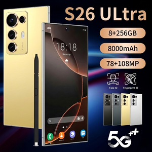 High quality latest model S26 ultra 12GB+512GB 4K 120Hz 72+108MP dual <b>SIM</b> <b>card</b> 5G smartphone - Product Image 1