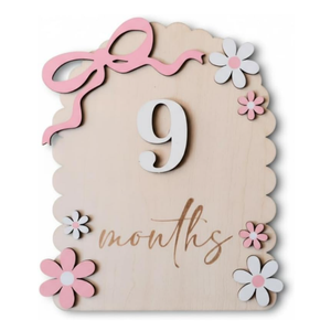 Cartello 'Hello World' per Annuncio Nascita, Accessori Fotografici in Legno per Neonati, Idee per Annuncio Nascita - Product Image 3