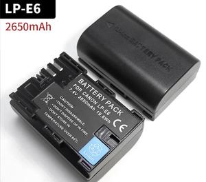 Batteries 2650mAh LP-E6 LPE6 LP E6 pour <span class=keywords><strong>Canon</strong></span> 5D <span class=keywords><strong>Mark</strong></span> <span class=keywords><strong>II</strong></span> III 7D 60D EOS <span class=keywords><strong>6D</strong></span> 7D, 80D et BG-E14, BG-E1, pour accessoires <span class=keywords><strong>Canon</strong></span> - Product Image 6