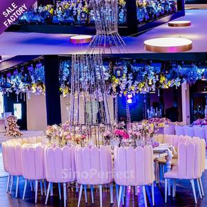 Chaises d'événement modernes, banquet doré, restaurant pour meubles de mariage, salle à manger en acier inoxydable, meubles modernes - Product Image 3