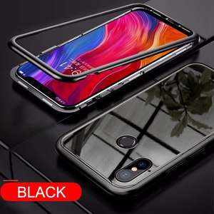 Fundas protectoras para teléfono móvil con adsorción magnética de cristal, de un solo lado, último diseño, 360 - Product Image 5
