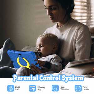 Tablette pour enfants <span class=keywords><strong>PRITOM</strong></span> <span class=keywords><strong>K7</strong></span> PRO Quad Core 4+32 Go 7 pouces Android avec coque de protection - Product Image 2