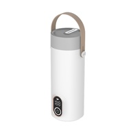 Bouilloire Électrique Sans Fil Rechargeable à Ébullition Rapide, Contrôle de Température, Capacité 350ml, 300W, Idéale Hôtels et Foyers - Meilleure Vente