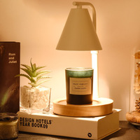 Diffuseur de cire élégant pour chevet avec lumière réglable et aromathérapie, excellent cadeau