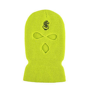 OEM Großhandel Unisex gestrickte Sturmhaube Acryl Winter Radfahren Sturmhaube Einloch <span class=keywords><strong>Ski</strong></span> maske Hut - Product Image 4