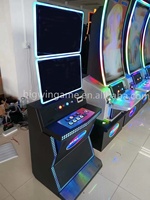 Salle de jeu Cabinet de machine de jeu populaire à double compétence Écran LCD de 23.6 pouces Cabinet métallique de saut de danse avec lumière LED colorée