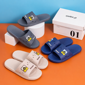 Da <span class=keywords><strong>uomo</strong></span> in PVC sandali da spiaggia all'ingrosso antiscivolo morbido Sole a buon mercato per la doccia estate a casa semplice stile pantofole per gli uomini - Product Image 5