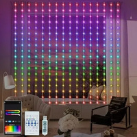 Guirlande lumineuse LED RGBIC intelligente avec contrôle via application mobile, édition DIY, en cuivre, pour décoration intérieure et extérieure, 10M USB 1M