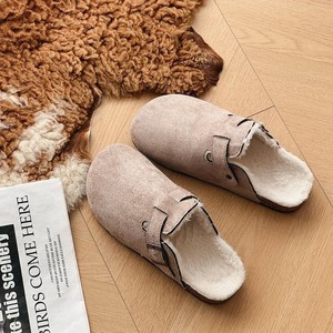 Pantofole da <span class=keywords><strong>Donna</strong></span> in Cotone per Autunno e Inverno, Nuove <span class=keywords><strong>Scarpe</strong></span> Bircan Foderate in Pile <span class=keywords><strong>con</strong></span> Suola Spessa Antiscivolo, Punta Piatta e Suola Morbida - Product Image 4