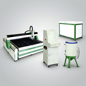 เครื่องตัดวอเตอร์เจ็ท ปั๊มเพิ่มแรงดัน 50 แรงม้า ตัวควบคุม CNC ระบบป้อนวัสดุขัดอัตโนมัติ พื้นที่ตัด 2x6 เมตร 220V-480V 3 เฟส - Product Image 1