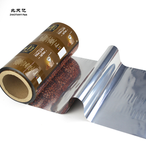 Rollo de película de plástico de grado alimenticio para café, bolsas de piruletas para aperitivos, rollo de película de embalaje laminado de plástico flexible impreso personalizado - Product Image 3