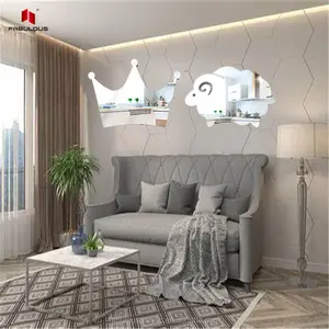 China supplier home decorative wall hanging custom mirror acrylic mirror wall decor