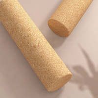 Rouleau de massage personnalisé en liège pour yoga, bâton de massage personnalisable avec balle