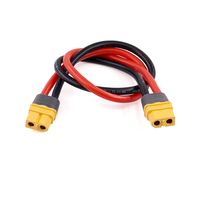 Câble d'extension XT60 mâle vers femelle (M vers M)(F vers F) avec câble 12AWG 10/20/30/50/100cm, connecteur XT60H pour alimentation/charge de modèle RC