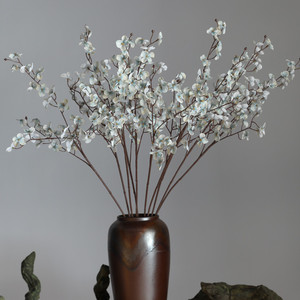 W-A0024 3D in hoa nhân tạo lụa mận hoa dễ dàng-to-hình dạng dòng phong cách Châu Âu-forsythia - Product Image 3
