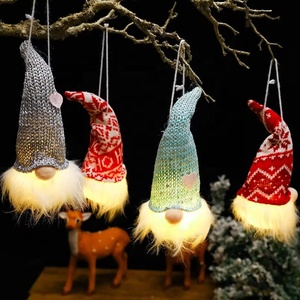 Luces LED de Navidad con diseño de gnomos, adornos de mesa navideños, decoraciones de Navidad, muñecos de luz, gnomos decorativos para mesa. - Product Image 3