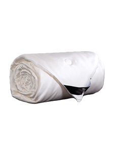 <span class=keywords><strong>Piumino</strong></span> in Pura <span class=keywords><strong>Seta</strong></span> 19 Momme con Doppia Cucitura e Rivestimento in Cotone con Cerniera Controllabile - Product Image 1