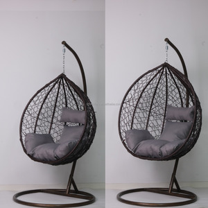 Rattan Garden Furniture Outdoor Round <b>Egg</b> Chair Swing Hanging <b>Basket</b> Rattan Chair - Product Image 5